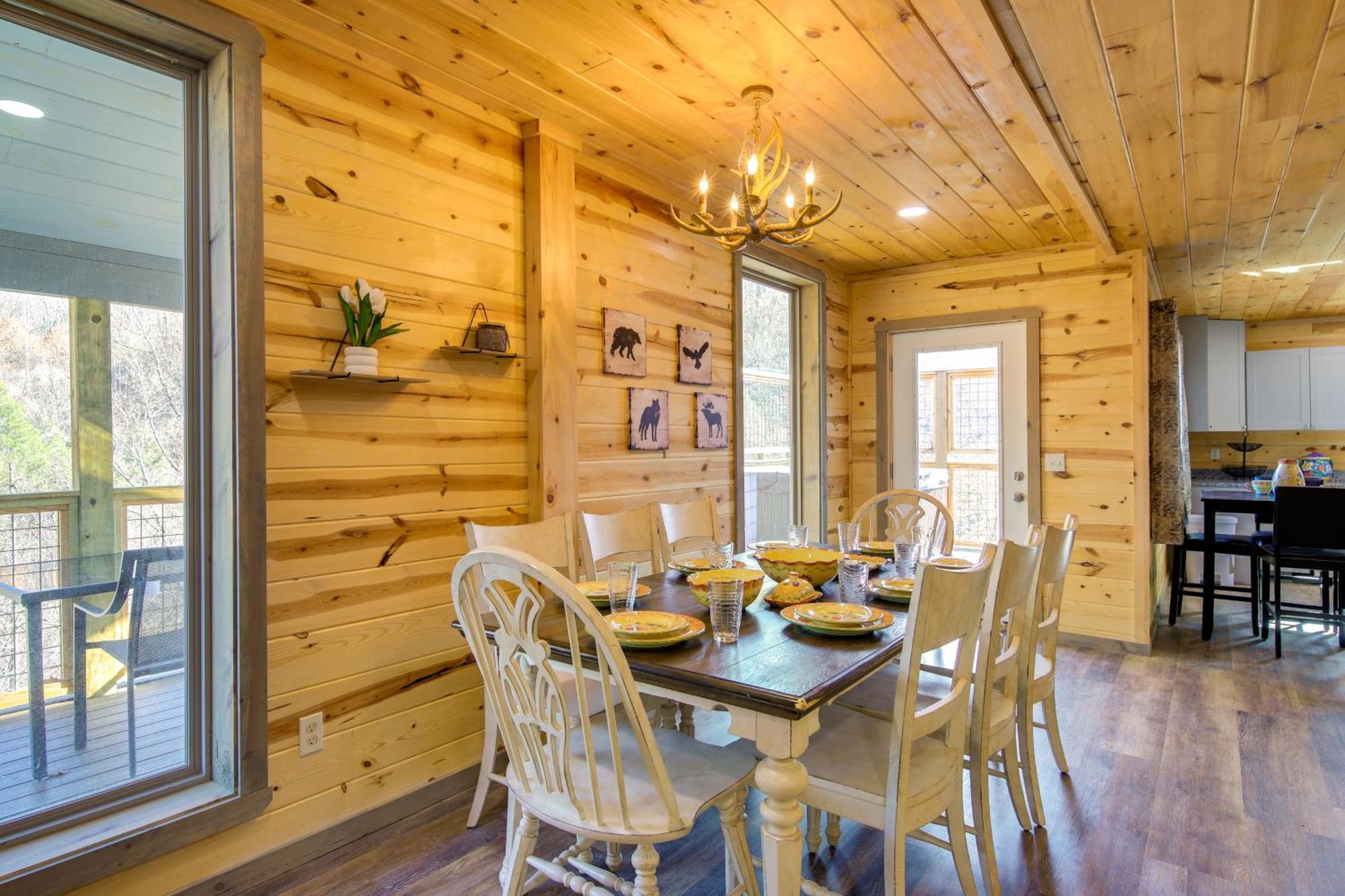 Gatlinburg Cabin With Game Room, Hot Tub And Mtn Views Luaran gambar